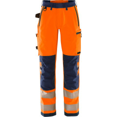 Fristads High Vis Green Stretch Trousers Womens CL 2 - Rail Spec - 2665 GSTP (Hi-Vis Orange/Navy)