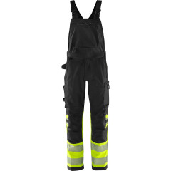 Fristads High Vis Green Stretch Bib&#039;N&#039;Brace CL 1 - 1032 GSTP (Hi-Vis Yellow/Black)