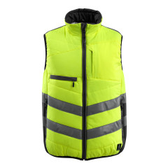 MASCOT 15565 Grimsby Safe Supreme Winter Gilet - Hi-Vis Yellow/Black