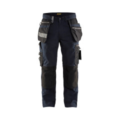 Blaklader 1590 Craftsman Trousers with Stretch (Dark Navy/Black)