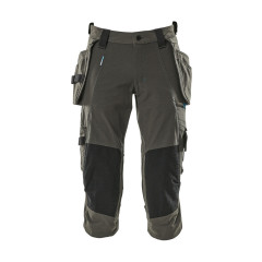 Mascot 17049 3/4 Length Trousers with Holster Pockets - Unisex - Dark Anthracite