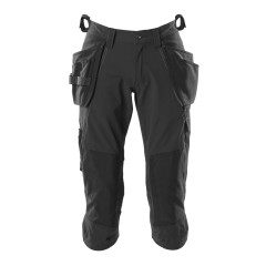 Mascot 18249 3/4 Length Trousers with Holster Pockets - Mens - Black