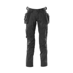 MASCOT 18531 Accelerate Trousers With Holster Pockets - Mens - Black - W44.5" Long (C60) - SALE