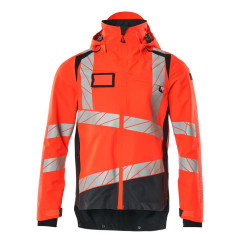 MASCOT 19301 Accelerate Safe Outer Shell Jacket - Mens - Hi-Vis Red/Dark Navy