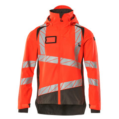 MASCOT 19301 Accelerate Safe Outer Shell Jacket - Mens - Hi-Vis Red/Dark Anthracite