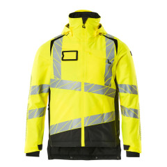 MASCOT 19335 Accelerate Safe Winter Jacket - Mens - Hi-Vis Yellow/Black