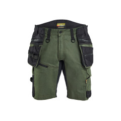 Blaklader 1972 STRIKER Craftsman Shorts with Stretch - Forest Night/Black