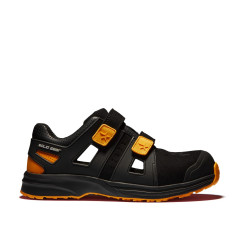 Solid Gear SG61007 Dune Velcro Safety Sandles - S1P, SRC, HRO - Black/Orange