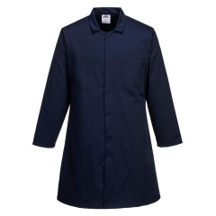 Portwest 2202 Men's Food Coat, One Pocket - (Navy)
