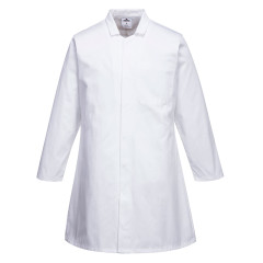 Portwest 2202 Men's Food Coat, One Pocket - (White)