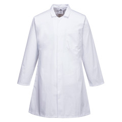 Portwest 2206 Men's Food Coat, Three Pockets - (White)