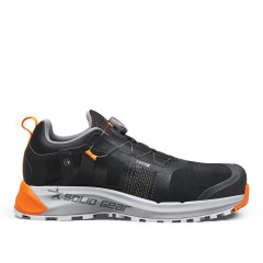 Solid Gear SG80126 Haze 2 Fly Low Safety Shoes - S1PS, SR, FO, HRO - Black/Orange