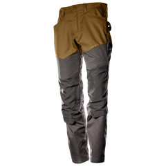 Mascot 22479 Trousers with Kneepad Pockets - Mens - Nut Brown/Black
