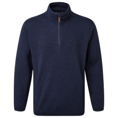 Fort Workwear Easton Pullover Jumper - Fleece Inner - Navy Blue