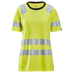 Snickers 2537 Hi-Vis Women's T-Shirt Class 2 (Hi-Vis Yellow)