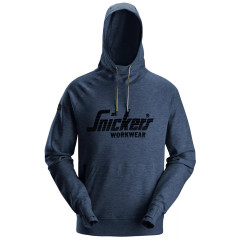 Snickers 2894 Logo Hoodie (Navy Melange)