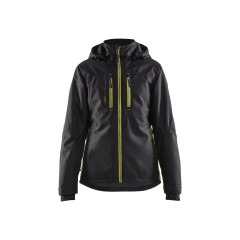 Blaklader 4972 Women's Lightweight Lined Functional Jacket - Black/Hi-Vis Yellow