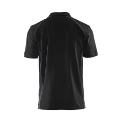 Blaklader 3324 Pique 2 Colour Polo Shirt (Black/Mid Grey)
