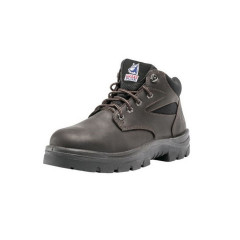 Steel Blue Whyalla Met Guard Bump Cap Safety Boots - S3 (Claret) - UK Size 10 - SALE
