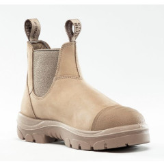 Steel Blue HOBART Scuff Cap Safety Boots - TPU Outsole, S3 - Sand