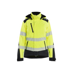 Blaklader 4401 Women's Hi-Vis Lightweight Lined Winter Softshell Jacket - Hi-Vis Yellow/Black
