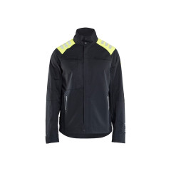 Blaklader 4407 Inherent Flame Resistant Jacket - Black/Hi-Vis Yellow