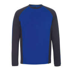 MASCOT 50568 Bielefeld Unique T-Shirt, Long-Sleeved - Royal/Dark Navy