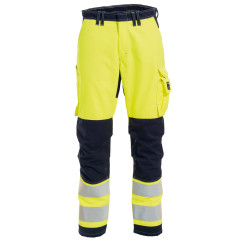 Tranemo 5874 TERA TX ARC 2 Flame Retardant Lined Ladies Trousers - Yellow/Navy