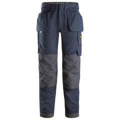 Snickers 6286 ProtecWork Trousers with Holster Pockets | Flame Retardant (Navy)