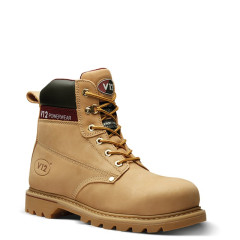 V12 Footwear V1237 Boulder Nubuck Derby Safety Boots - SBP HRO SRA (Honey)