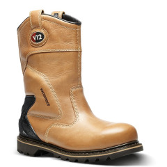 V12 Footwear V1250 Tomahawk Vintage Waterproof Rigger Boots - S3 HRO WR SRA (Tan)
