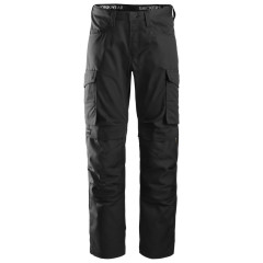 Snickers 6801 Service Knee Guard Pocket Trousers+ (Black/Black)