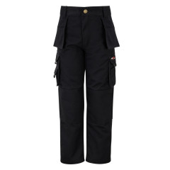 Tuffstuff 711J Junior Pro Work Trousers with Holster Pockets - Black