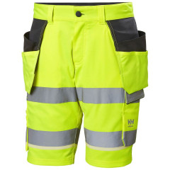 Helly Hansen 77516 Uc-Me Construction Shorts - Hi Vis Yellow/Ebony