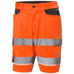 Helly Hansen 77517 Uc-Me Cargo Shorts - Hi Vis Orange/Ebony