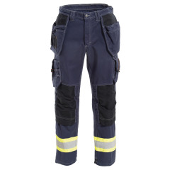 Tranemo 7758 CRAFTSMEN PRO Ladies Craftsman Trousers - Yellow/Navy