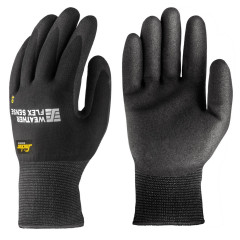Snickers 9319 Weather Flex Sense Gloves - Pack of 10 Pairs (Black)