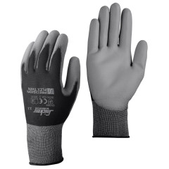 Snickers 9321 Precision Flex Light Gloves - Pack of 10 Pairs (Black/Rock Grey)