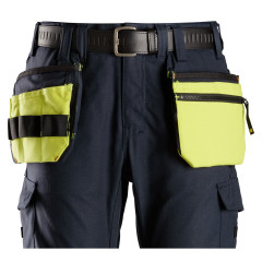 Snickers 9787 ProtecWork Multi Function Holster Pockets | Flame Retardant (Yellow/Navy)