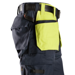 Snickers 9797 ProtecWork Holster Pockets | Flame Retardant (Yellow/Navy)