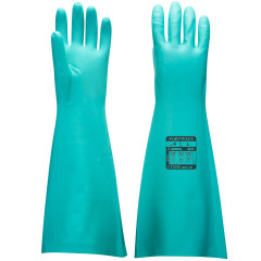 Portwest A813 Extended Length Nitrile Gauntlet - (Green)