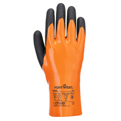 Portwest AP36 Grip 15 Nitrile Gauntlet - (Orange/Black)