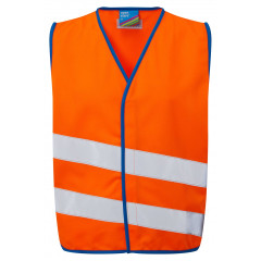 Leo Workwear NEONSTARS EN 1150 Children's Waistcoat - Hi Vis Orange