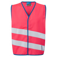 Leo Workwear NEONSTARS EN 1150 Children's Waistcoat - Pink