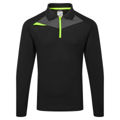 Portwest DX414 DX4 Polo Shirt L/S - (Black)
