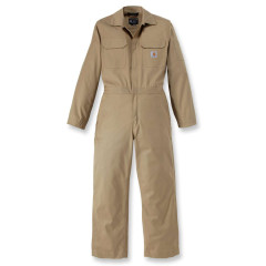 Carhartt 105019 Rugged Flex Canvas Coverall - Khaki Brown