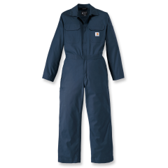 Carhartt 105019 Rugged Flex Canvas Coverall - Men's - Navy