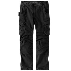 Carhartt 105072 Steel Rugged Cargo Relaxed Fit Work Trousers - Black