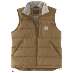 Carhartt 105475 Loose Fit Montana Insulated Bodywarmer - Men&#039;s - Oak Brown