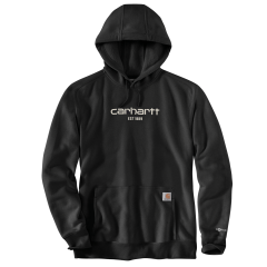 Carhartt 105569 Lightweight Logo Graphic Hoodie - Men&#039;s - Black